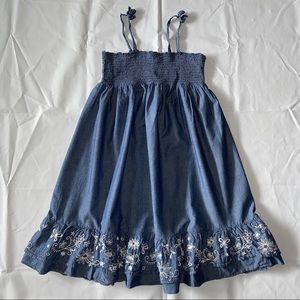 Girls' Smocked Bodice Sleeveless Dress